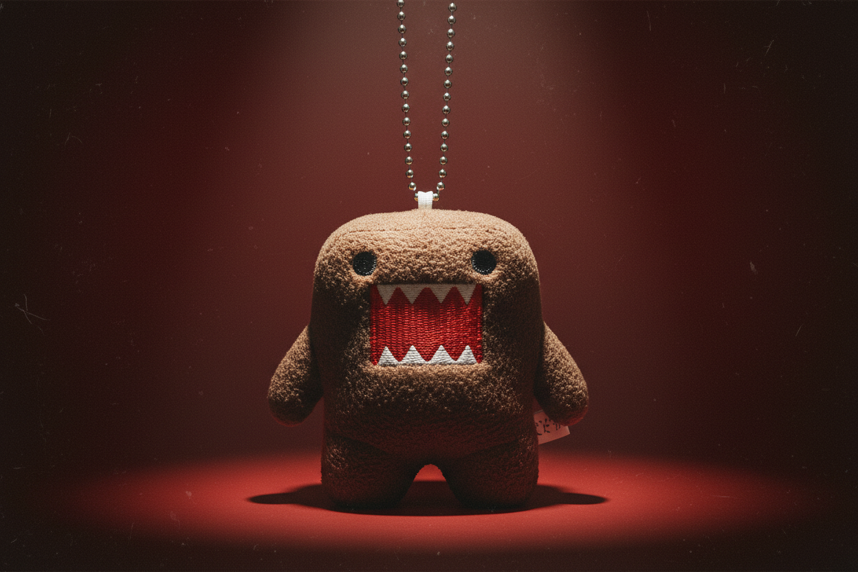 Domo-kun Plush Keychain Hero Image